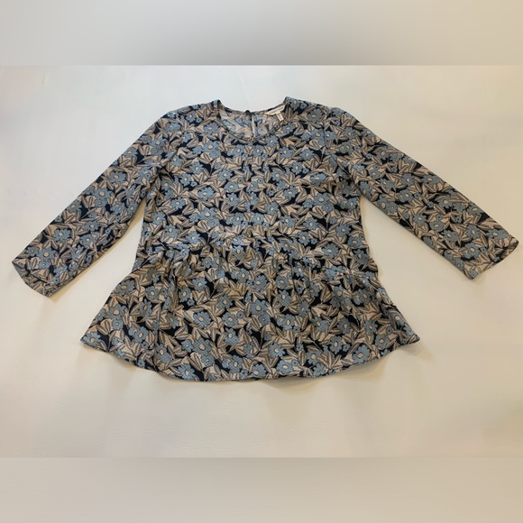 Rebecca Taylor Tops - Rebecca Taylor 3/4 sleeve floral size 6 women’s top, 100% silk, FLAW (Q)